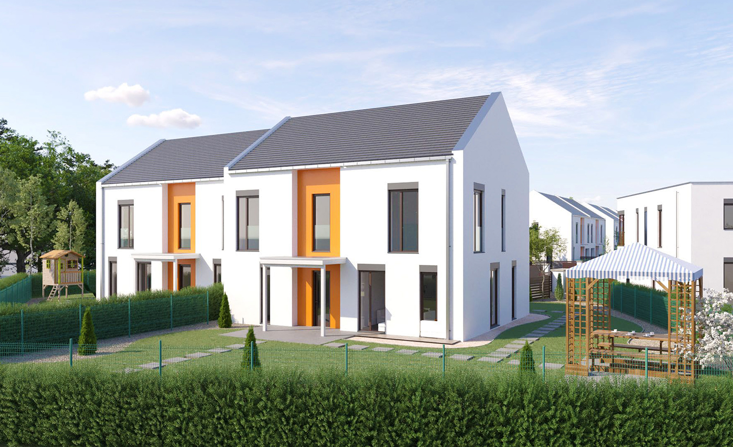 Bytový projekt Bydlení Jinočany ve výstavbě od SPS engineering